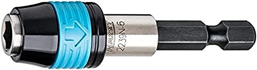 HAZET Adapter 2239N-6 I Sechskant massiv 6,3 (1/4 Zoll) I Bitwechsel und Entnahme durch einfaches Nach-vorne-Schieben