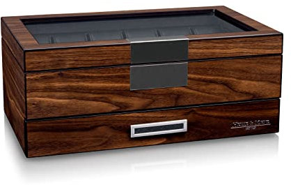 HEISSE & SÖHNE SEIT 1976® Uhrenbox Uhrenbox Vegas 12+ Ebony