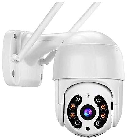 8MP 4K Wireless PTZ Telecamera Di Sicurezza For Esterni HD 1080P Visione Notturna A Colori Wifi IP Camera Outdoor 5MP Ai Monitoraggio Automatico CCTV Cam Di Sorveglianza ICsee ( Size : 1080P NO Card )