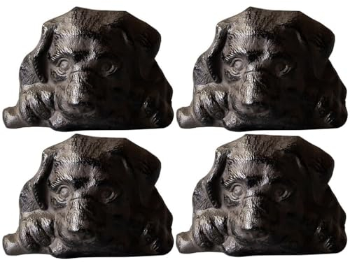 Türkeil Türstopper Keil Boden Indoor-Küche Kleines Gusseisen Feststehend Türkeil, Retro Liegender Hund Form Dekoration Keile