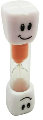 MAGICLULU Timer Sabbia Per Spazzolino Da Denti Per Ragazzo Ragazza Minuti Spazzolamento Design Per Formare Buone Abitudini Di Igiene Orale Per Ragazzi e Ragazze Arancione