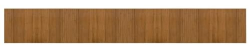 vidaXL Tapis rectangulaire Marron 60x400 cm Bambou, Tapis de Salon, Tapis rectangulaire, Tapis Moderne, Tapis de Chambre à Coucher, Tapis en Bambou