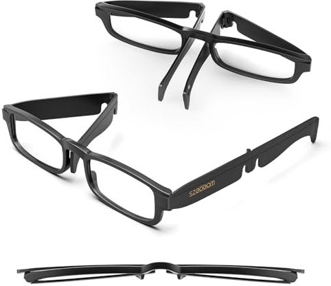 SZEOEOM Faltbare Lesebrille Tragbare Taschenlesebrille Schlanke, ultradünne Kompaktlesebrille Reise-Blaulichtblockierung Damen Herren