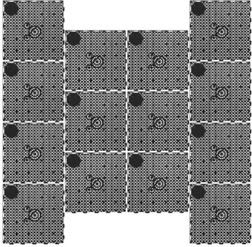 SUPVOX 14pièces Filtration pour Aquarium Plaques De Fond pour Séparation De Réservoirs à Poissons Accessoire Pratique pour De Poissons