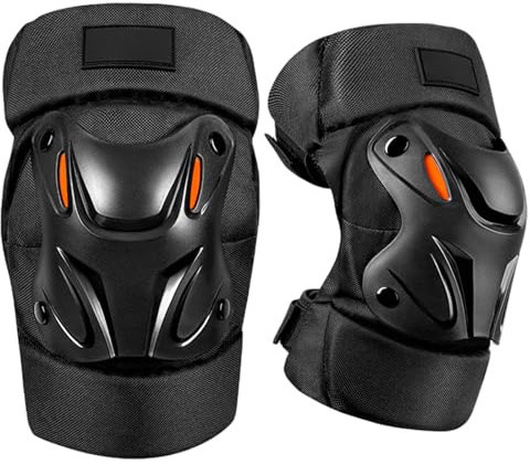 Motorrad-Knieschützer, Motorrad-Knieschützer | Reflektierende Knie- /Ellbogenschützer | Knieschützer, Knieschoner für Reiten, Skaten, Radfahren
