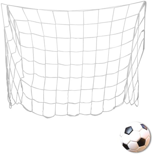 Fußballtornetz 1,2 x 0,8 m, Fußballtor-Ersatznetz für den Außenbereich, Hinterhof,tragbares Fußball-Ersatz-Tornetze,Fussball Tornetze Trainingsnetz Trainingsgeräte, Ersatz-Fußballnetz für 1,2 x 0,8