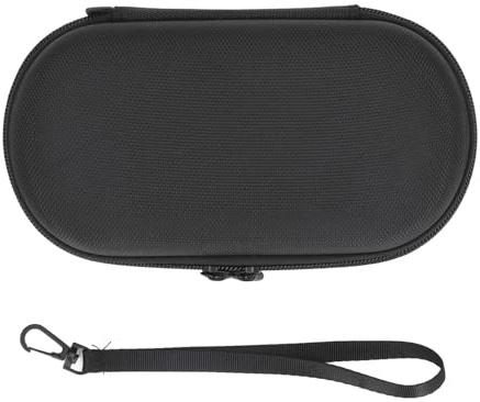 KLLJRFW Étui de Rangement Étui de Transport étanche Antichoc Coque Rigide Sac de Voyage Noir Compatible avec PS Vita 100 pour PSV 2000 pour PS Vita Slim