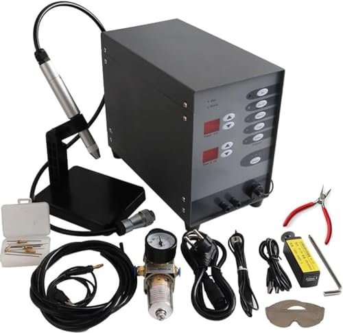 Permanent Jewelry Welder kit,Pulse Tungsten arc spot Welding Machine Weldable Solid Gold,Aluminum,Titanium Welding and Orthodontics for Jewelry Restoration 50A-600A OF