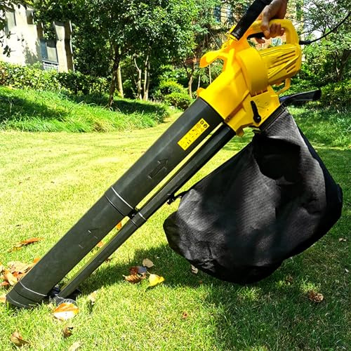 Powerful 3000W 3-in-1 Electric Leaf Blower, Vacuum, Mulcher - Variable Speed & Large 35L Collection Bag - Efficient Yard Cleanup (30m)