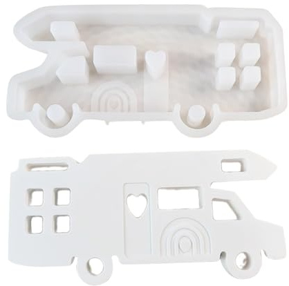 Moule en silicone souple pour décoration de camping-car - Insert détaillé pour les amateurs de voyage - Kit de décoration robuste pour camping-cars