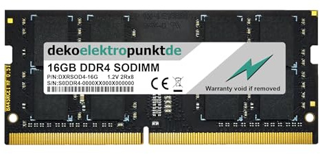 dekoelektropunktde 16Go Mémoire RAM Convient pour ASUS X509FA-EJ1040T DDR4 So-DIMM PC4