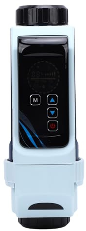 Sorandy Système de Chloration pour Piscine à Eau Salée, 32 G/h, Engrenage Réglable, Cellule Générateur de Chlore au Sel Autonettoyant pour Piscine de 160 Mètres Cubes, Spa