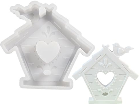 Stampi in silicone a forma di cuore per la decorazione del gesso