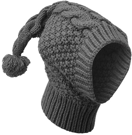 Strickmütze Für Hunde Mit Ohrenschützer, Gestrickte Hundemütze | Herbst Winter Warme Mütze Für Hund - Kapuze Für Welpen, Hals- Und Kopfschutz, Strickmütze, Niedliche Haustierbekleidung Für