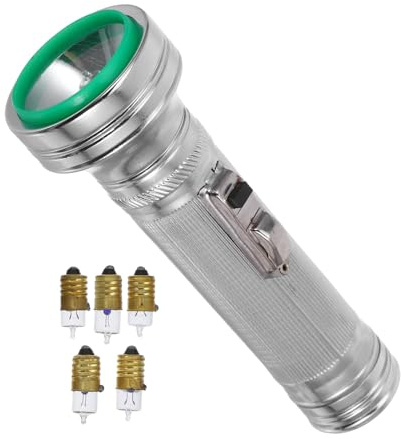 Linterna Antigua de Hierro Plata Estilo Años 80 para Fotografía | Accesorio Fotográfico con Linterna, Múltiples Modos de Luz y Brillo Ajustable, Ligero y Duradero Estilo Aleatorio
