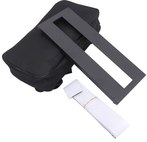 Balacoo Effektpedal Board Halterung Satz aus Aluminiumlegierung und Oxford Stoff Geruchloses Ergonomisches Design für Gitarristen Zubehör für Pedalboard Gitarre