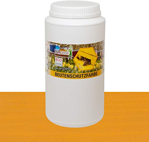 HAresil Beutenschutzfarbe Lasur kieferngelb Inhalt Gewicht 1 kg