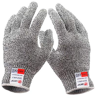 Schnittfeste Handschuhe 1 Paar Anti-Schneidhandschuhe, Familienrestaurant Küchenfleisch Schneiden Hand Schutzhandschuhe, Spülmaschine Safe (Size : Medium)