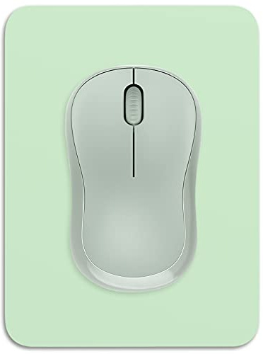 Dapesuom kleines Mauspad, 15 x 20 cm, mit Rutschfester Gummiunterseite, wasserdichtes Mini-Mauspad für Damen, Herren, kabellose Maus Laptops, Zuhause, Büro, Reisen, Seegrün
