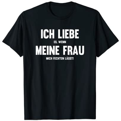 Herren Fechten Spruch Fechtsport Lustiges Fechter T-Shirt