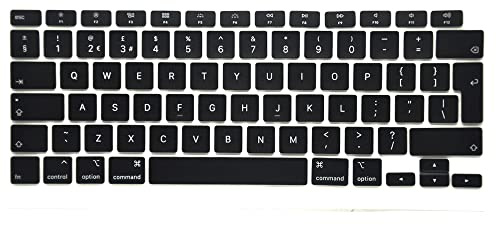 Pardarsey New Replacement Key Cap Set UK Keyboard Replacement Keycaps Keys QWERTY Compatible for MacBook Air 13 Retina A2179 2020 UK Keyboard keys