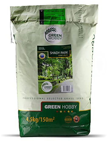 Green Hobby Gazon À Semer Gazon Ombre Résistant À La Sécheresse Rustique En Hiver 4,5 kg Shady Park