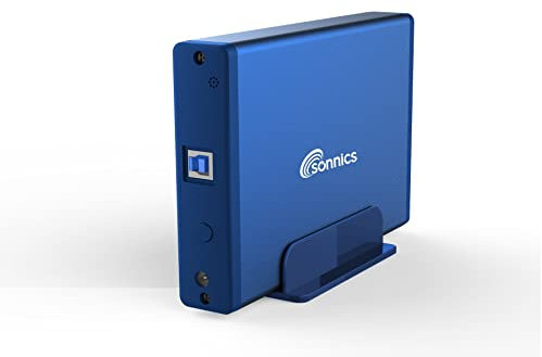 Sonnics 3TB Blue External Hard Drive USB 3.0 Compatible with XBOX ONE / PS4 / Windows PC/Mac (Desktop not Portable)