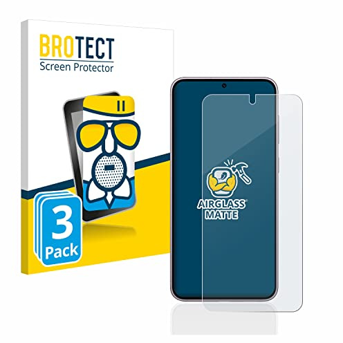 BROTECT Entspiegelungs Schutzglas für Samsung Galaxy S23 (3 Stück) Schutzfolie Panzer Folie Glas Matt [Extrem Kratzfest 9H, Anti-Reflex]