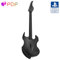 PDP RIFFMASTER Wireless Guitar Controller for PlayStation 5 and PlayStation 4, PS5/PS4, Rock Band 4, Audio Jack, Rechargeable Battery, Officially Licensed by Sony - Black
