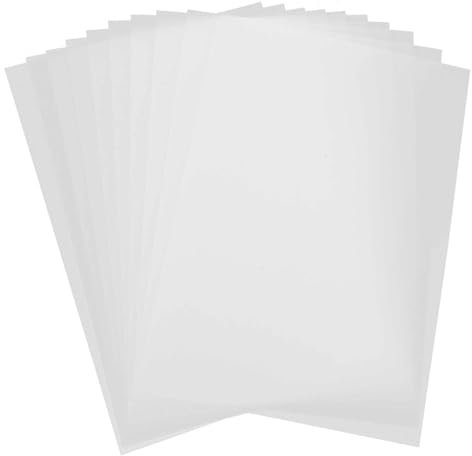 KONTONTY 10stücke Schrumpffolie Mehrzweck Schrumpffolien Schneidbare Schrumpffolien Diy Material Bastelfolien Schrumpfpapier Für Diy-bastelarbeiten