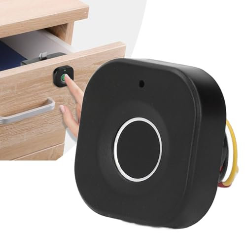Intelligentes Fingerabdruck Schrankschloss, Digitales Elektronisches Schlüsselloses Bluetooth Schubladenschloss, Kindersicheres Schubladenschloss mit Kindersicherung für