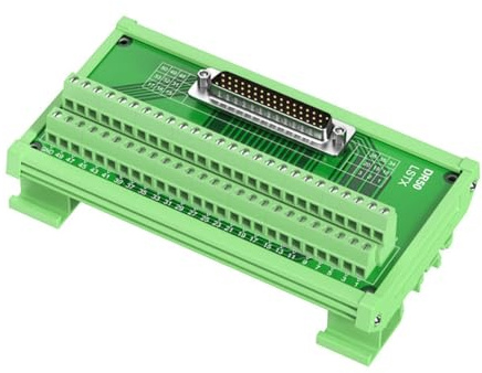 lansuiyour Interfacce D SUB ignifughe 9/D15/D25/D37/D50/D62/D78 terminali per il modulo adattatore dei terminali di connessione sicuri