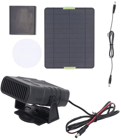Chauffage d'appoint solaire de taille compacte pour une utilisation en extérieur pour maisons et serres pour animaux domestiques Panneau solaire portable