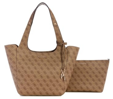 GUESS Kürschnerei-Schultertasche jeans - Frau