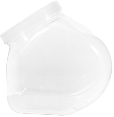 Yardenfun Barattolo in Plastica con Coperchio Bocca Inclinata Contenitore Liquidi 2000ml per Caramelle Snack Cucina con Design Unico