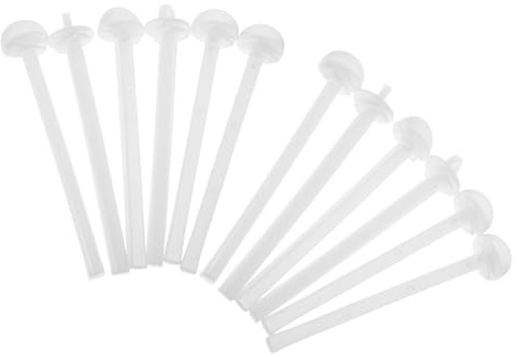 FUTUREORYY 20 Piezas Perchas De Plástico para Pájaros Palos para Jaulas De Pájaros Accesorios para Jaulas De Periquitos Ninfas Y Loros Pequeños Soporte De Descanso Y Actividad