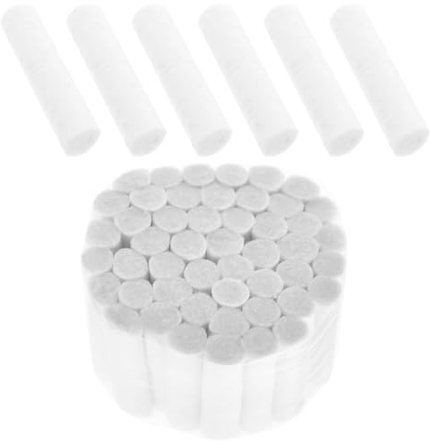 SUPVOX 1000pcs 10 * 38mm Tampone Monouso in Cotone, Forte Assorbente, Flessibile E Non Facile Da Rompere, Riduce I Traumi Dei Tessuti Molli, Forniture Orali Per Uso Quotidiano
