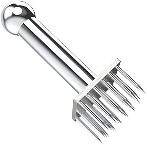 Lynkaye Professional Meat Tenderizer with 28 Stainless Steel Sharp Needle Blade Mallet Heavy Duty Cooking Tool for Tenderizing Beef Turkey Chicken Steak Veal Pork Fish Christmas Cooking Set
