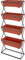 TecTake® Potager de Jardin surélevé Jardinière Verticale avec 4 Bacs à Fleurs Culture en Hauteur Châssis Robuste Pliable Intérieur Extérieur Bac à semis 52x21x127 cm Jardin Terrasse Balcon