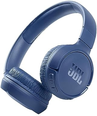 JBL Tune 510 BT Wireless On-Ear Headphones with Bluetooth 5.0 and Speed Charge, Up to 40 Hours Battery Life, Blue