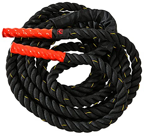 Battle Rope Hua Sport Fitness Kampfseil, Muskelkrafttrainingsseil, Multifunktionales Seilwerfen, Verschleißfest Und Langlebig, Länge 9m, 12m, 15m (Size : 12m)
