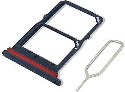 Eonpam Tiroir Carte SIM pour (Huawei P30) Support Qualité d'origine Remplacement Plateau Memory SD Slot Carte SIM avec Aiguille SIM(Noir)