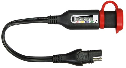 Tecmate Optimate Monitor O-125v2, Charge Level Monitor/Tester for 12V / 12.8V