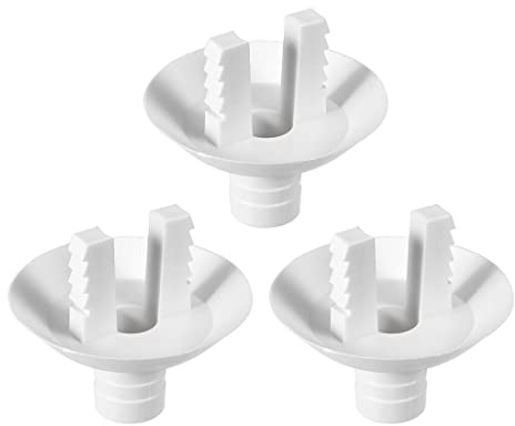 Tool parts Air Conditioner Drain Hose Connector Elbow Fitting for Window AC Unit 28mm 3Pcs