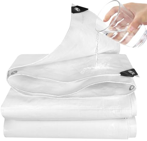 GKXLH Telo Impermeabile Esterno - Spessore 180 g/m² Resistente Telone Impermeabile per Esterno, protezione UV, plastica PE Telo Impermeabile per giardino, gazebo, campeggio, arredamento, capanno,3X5m | Telone impermeabile per esterni, 3 m x 5 m, resistente al gelo, protezione UV per gazebo, campeggio, mobili, capanno