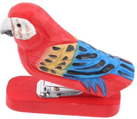 DIYEAH Tierförmiger Holzhefter Für Büro Und Zuhause Handgefertigter Wiederverwendbarer Dekorativer Heftgerät Für Kreative Büromaterialien Und Mädchen Mini Stapler Im Tierdesign