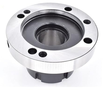 FUYUMIC 1 stücke drehmaschine Chuck ER16 ER25 ER32 ER40 ER50 100mm 80mm spindel Flansch Vier Achsen patrone Collet leuchte for CNC Werkzeuge zubehör(ER32-D80 (3Hole))