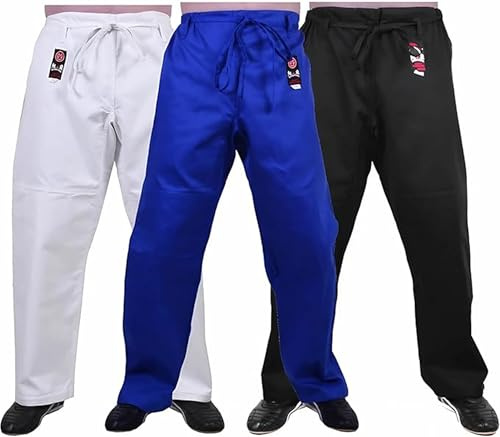MAR | Martial Arts Judo Trousers, Brazilian Jiu Jitsu Uniform Trouser Bottoms Made from Ripstop Materials for Men & Women | Jiu Jitsu Bottoms Judo Gi Adult Aikido Suit