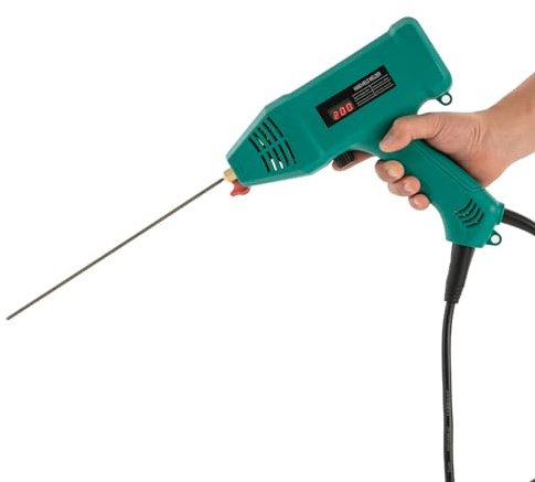 BAOCHADA Poste à souder à électrodes 220 V, soudeur électrique portable avec onduleur IGBT et appareil à souder à électrodes LCD numérique, 3000 W, pour l'ingénierie mécanique (bleu)