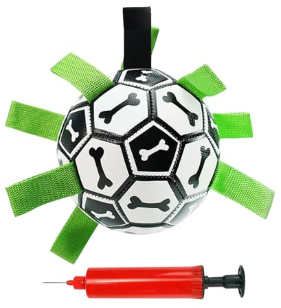 Boule de football pour chiens - jouet remorqueur indestructible, léger animaux compagnie, accessoire d'entraînement en plein air sûr | Puppy jouer au ballon le plaisir l'eau, jeux d'arrière-cour,